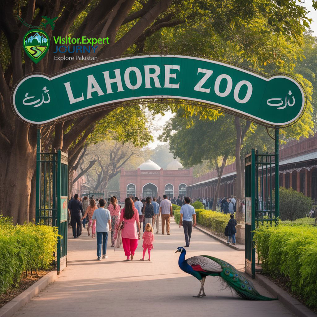 Lahore Zoo entrance gate.