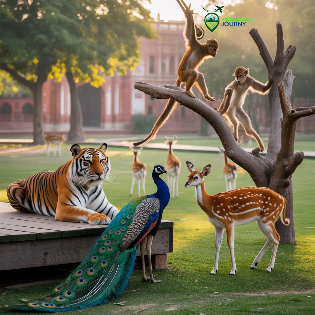 monkey house lahore zoo .